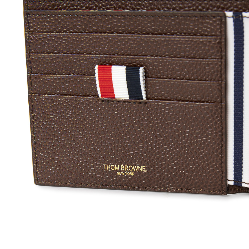 Thom Browne Bifold Wallet In Brown