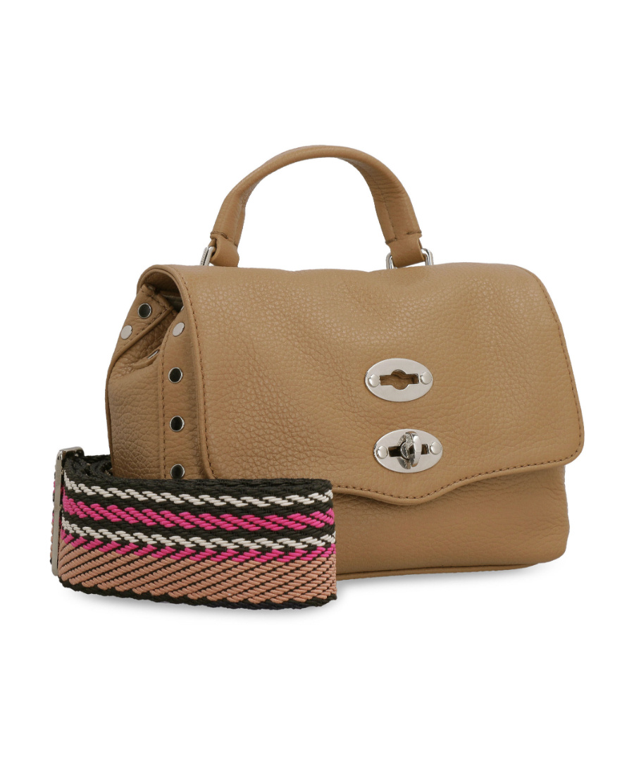 Zanellato Mini Postina Foldover-top Tote Bag In Brown