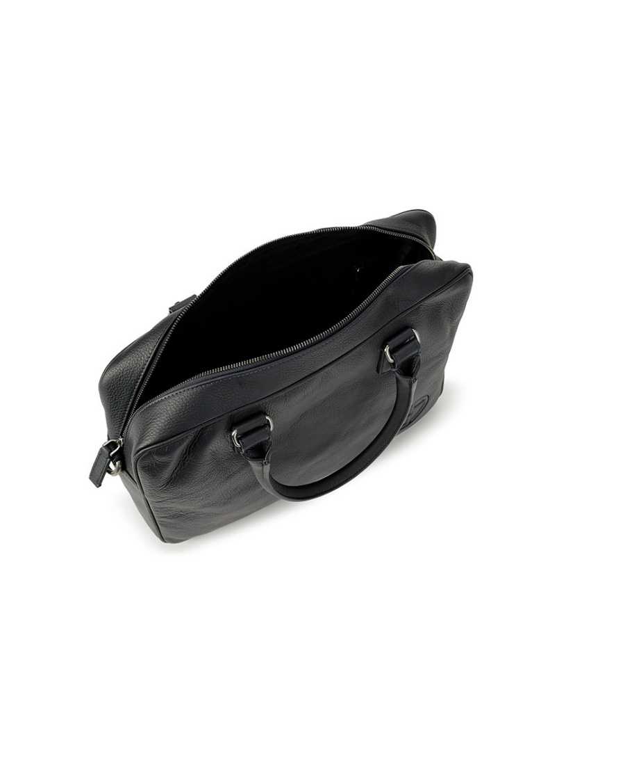 Giorgio Armani Document Handbag In Black