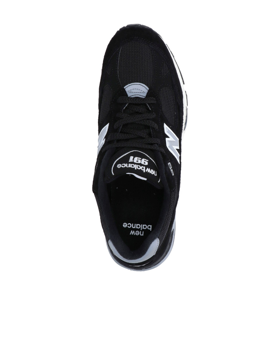 New Balance Grey Made In Uk 991v1 Sneakers In Black