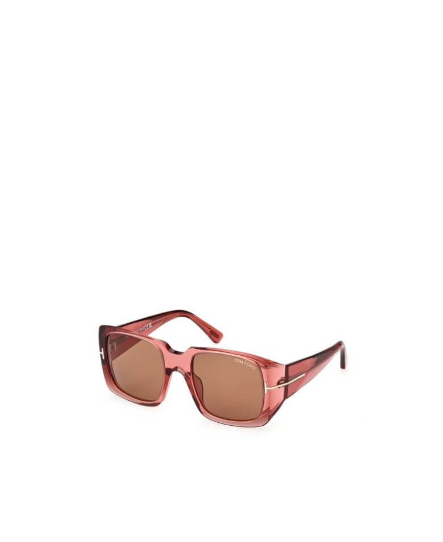 Tom Ford Sunglasses With Rectangular Frames In Pink