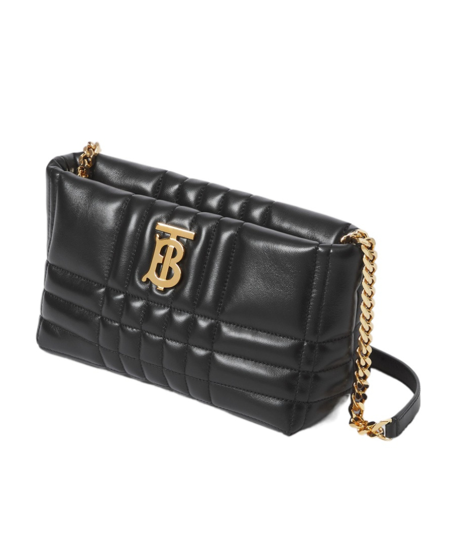 Burberry Lola Quilted Small Cross-body Bag In Black
