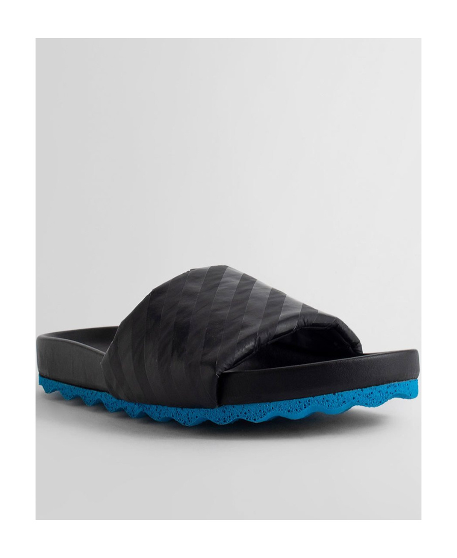 Off-white Man Sandals Black Size 5 Textile Fibers In Black