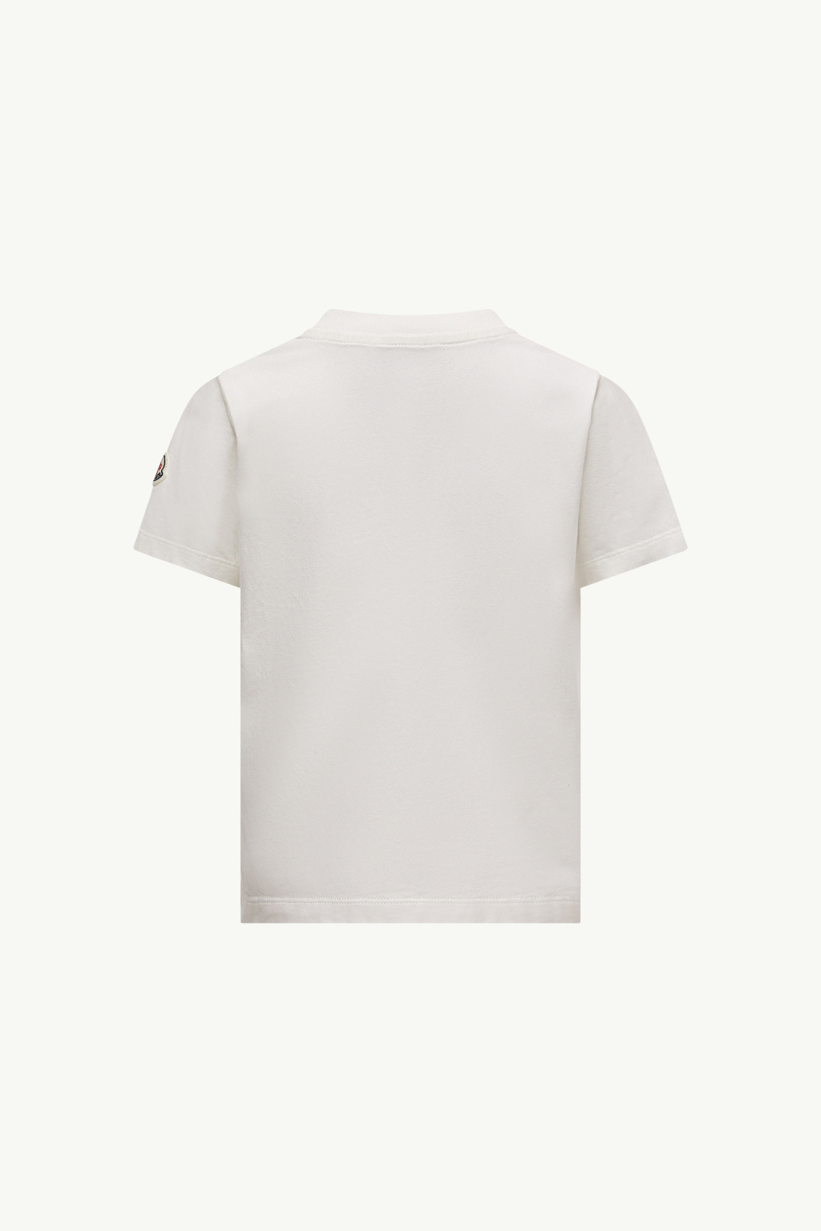 Moncler T-shirt En Coton À Motif Imprimé In White