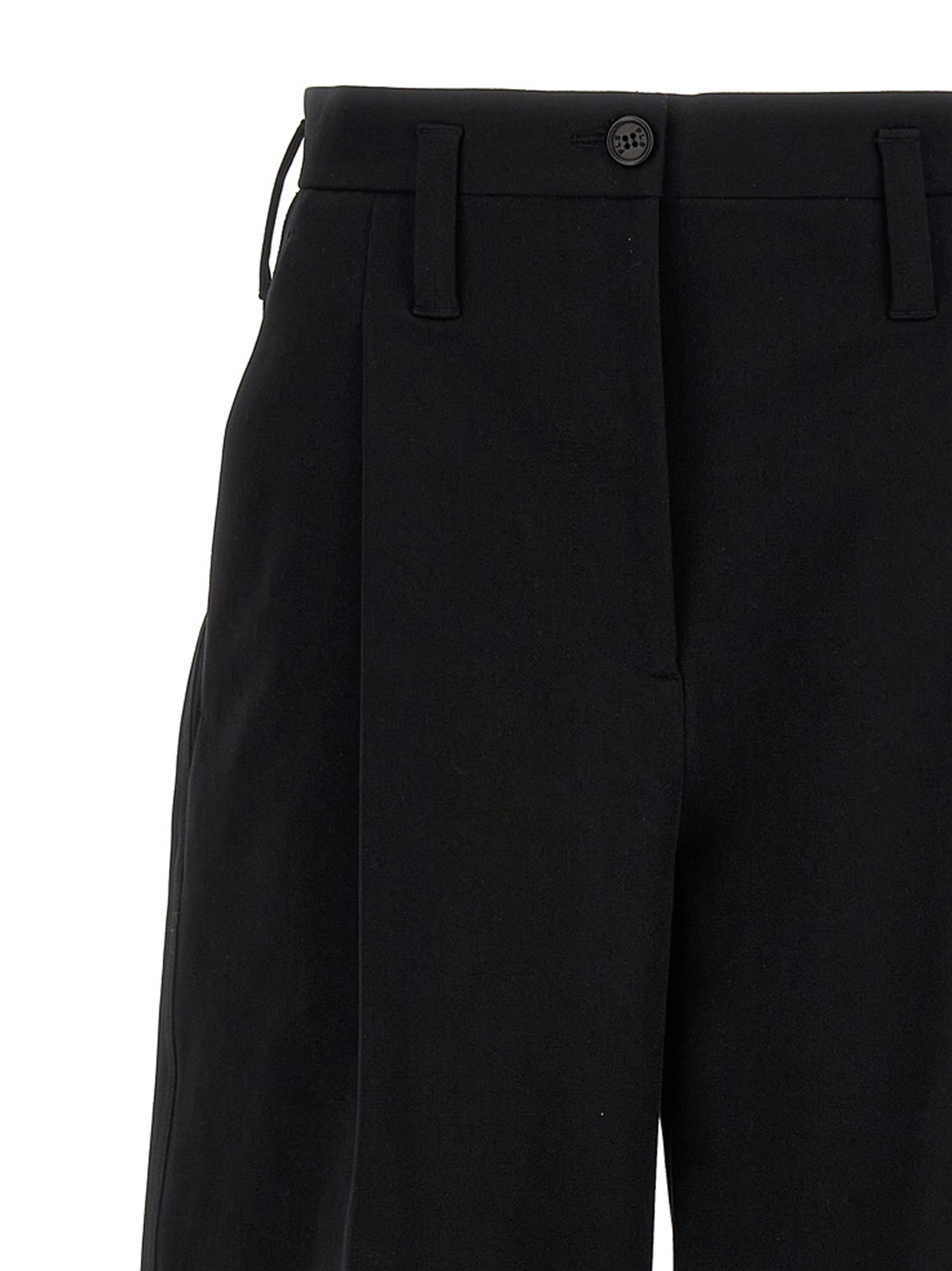 Philosophy Di Lorenzo Serafini High-waisted Tailored Trousers In Black