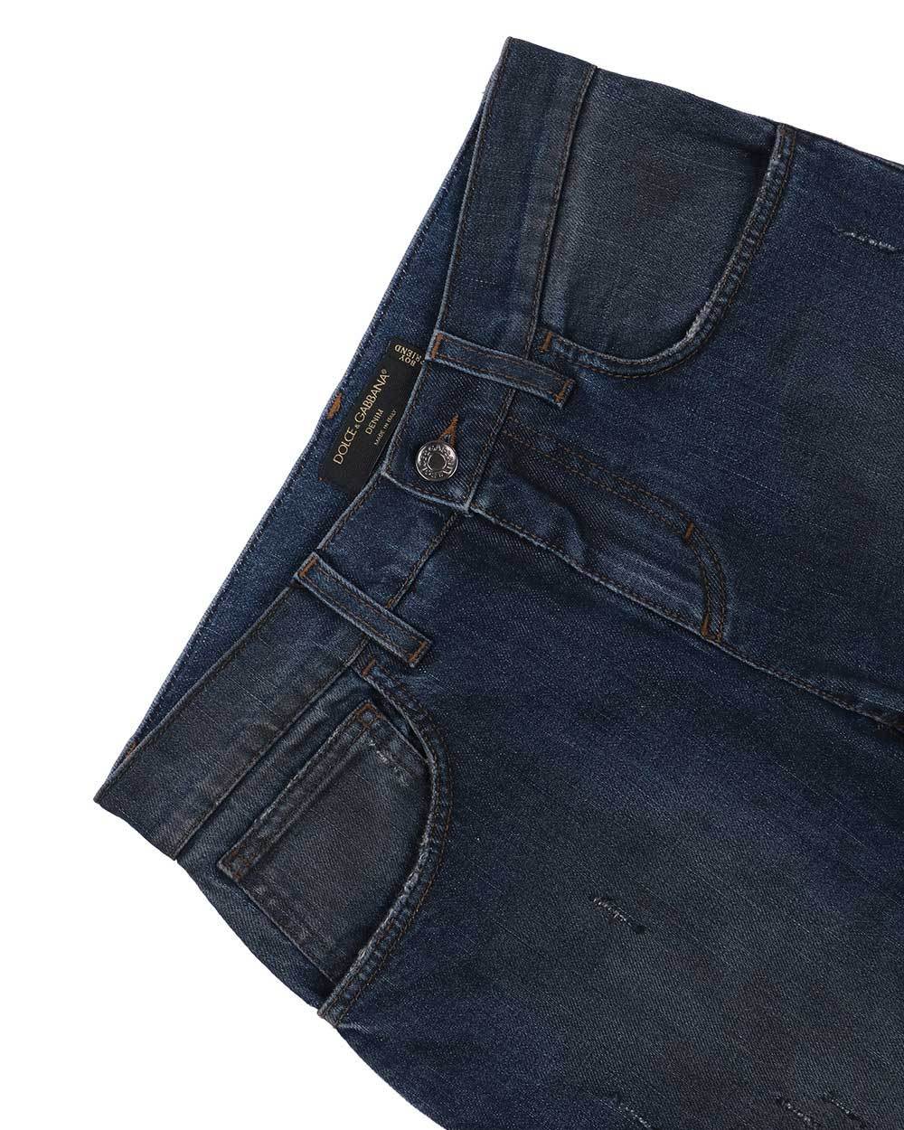 Dolce & Gabbana Straight-leg Jeans In Black