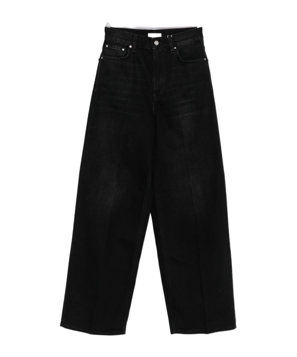 Totême Cotton Jeans In Black