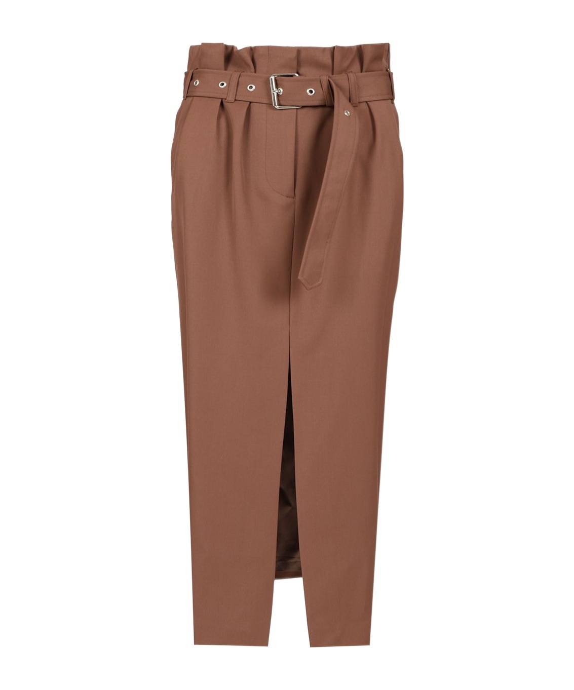 Shop Dries Van Noten Slit Skirt In Brown