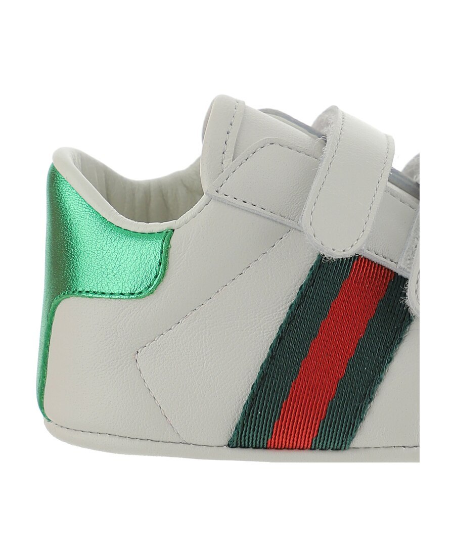 Gucci Ace Touch-strap Sneakers In White