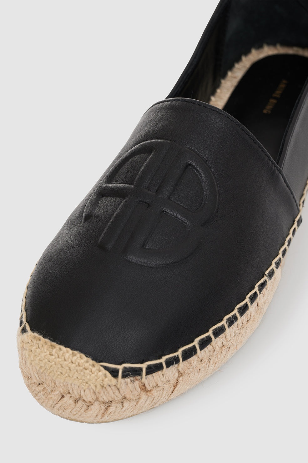 Shop Anine Bing Paloma Espadrilles In Black