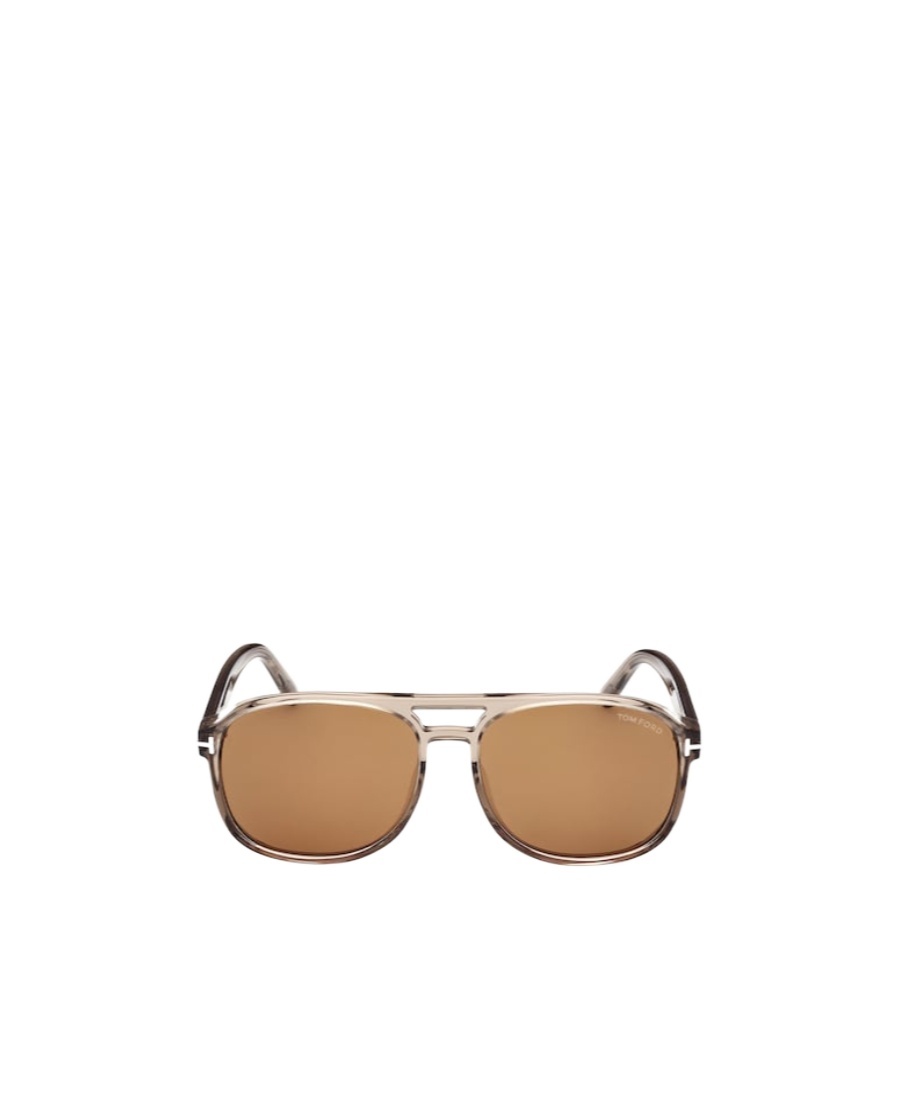 Tom Ford Pilot Frame Tinted Sunglasses In Nude