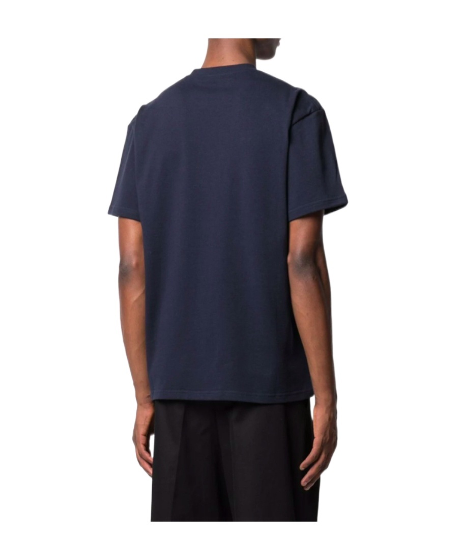 Jw Anderson Anchor-patch Short-sleeve T-shirt In Black