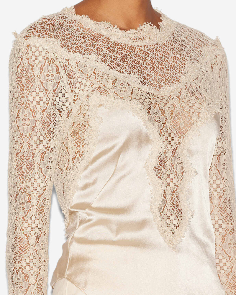 Isabel Marant Diem Top In Neutral