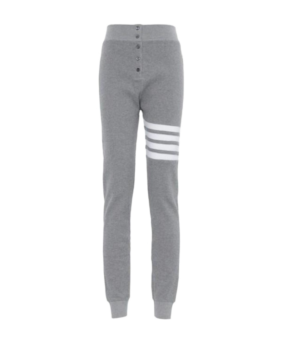 THOM BROWNE STRIPED DETAIL SWEATPANTS 