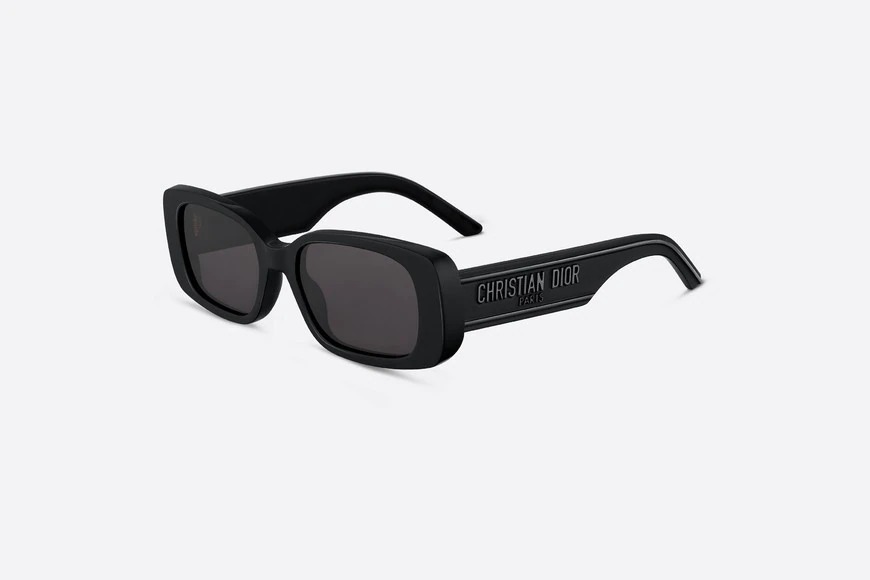Dior Logo-embossed Tinted Sunglasses In Black