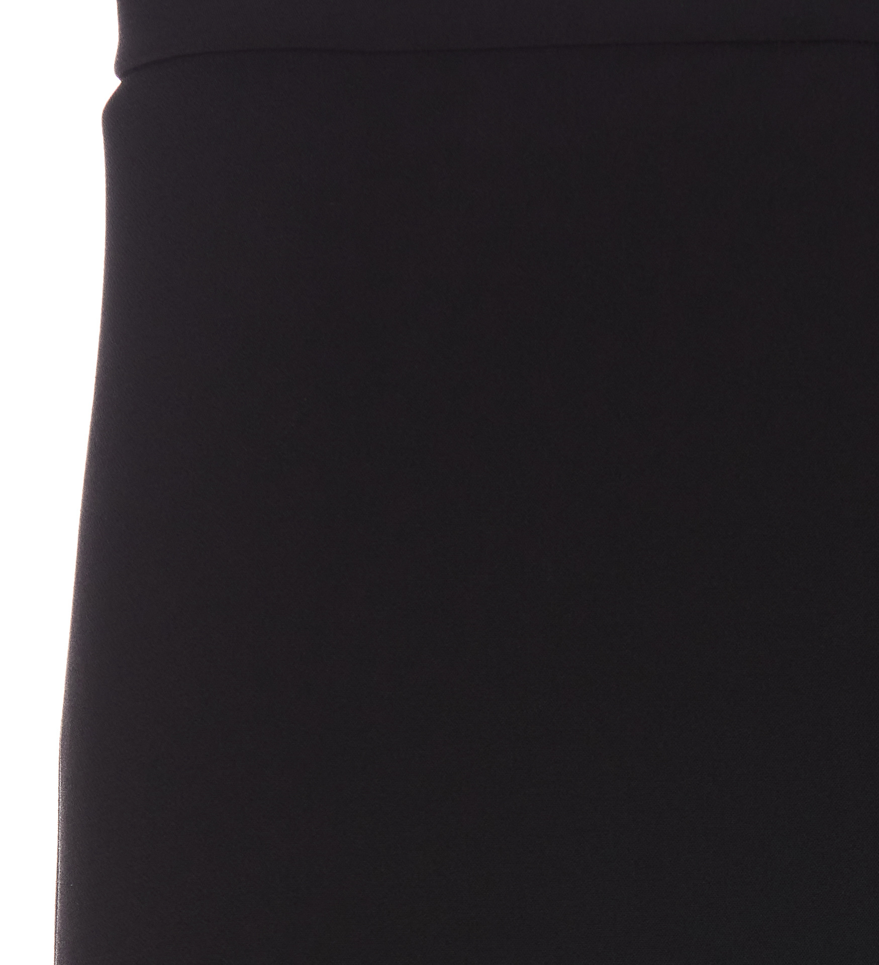 Pinko Creased Straight-leg Trousers In Black