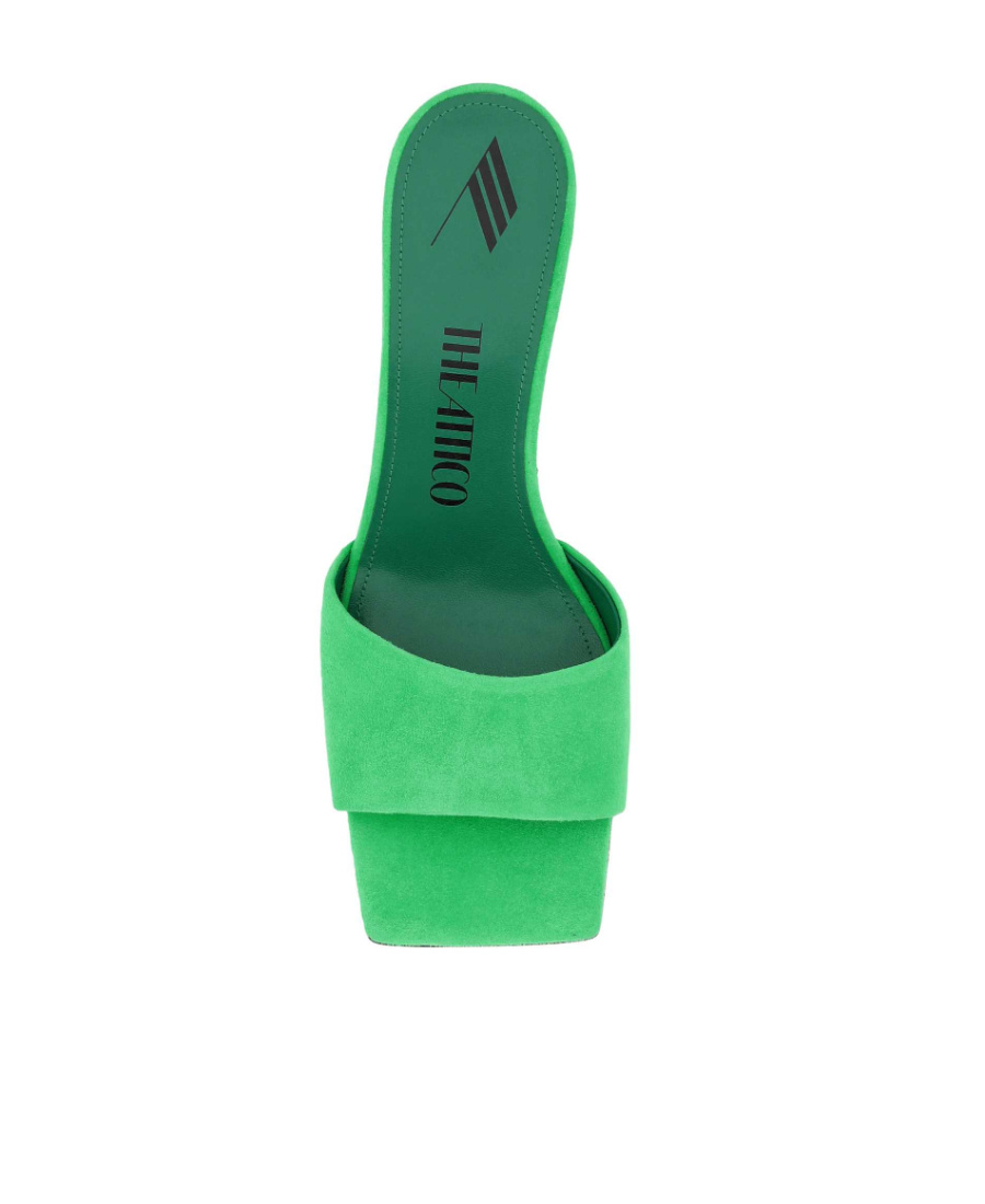 Attico Cheope 60 Mule In Green