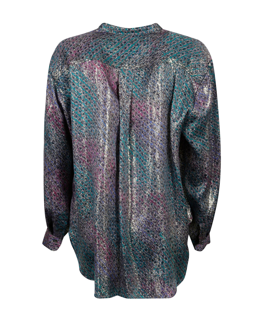 Isabel Marant Long-sleeved Shirt With Vertical Collar In Black