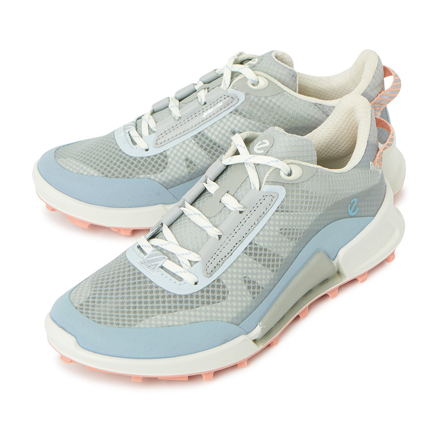 Ecco Round Toe Sneakers In Blue