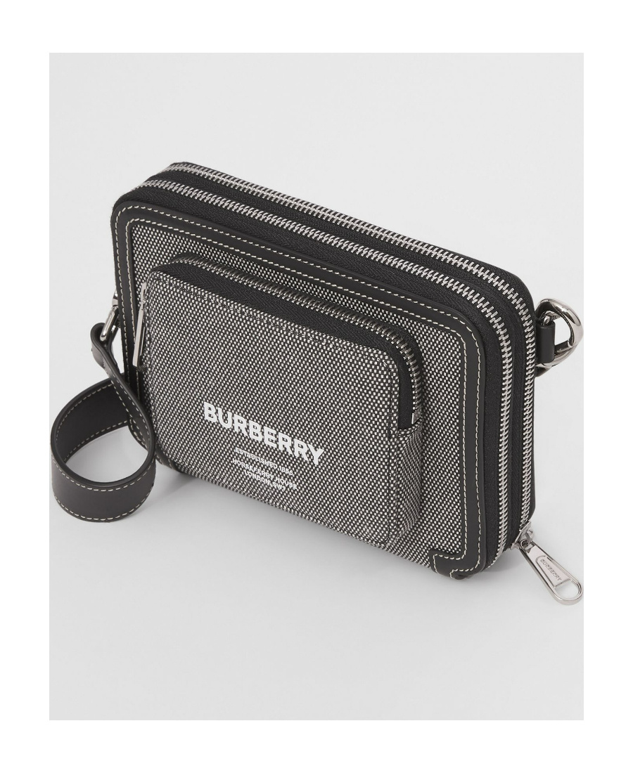 Burberry Printed Crossbody Bag In Black