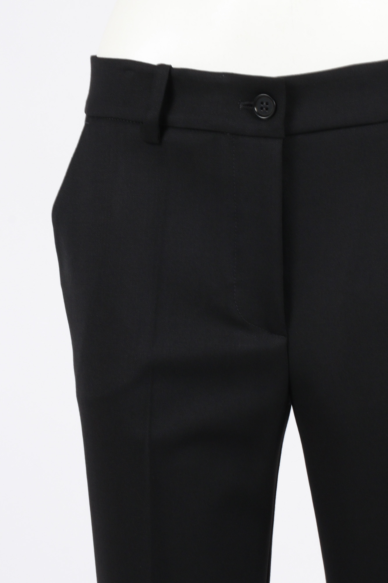 P.a.r.o.s.h Button-fastening Trousers In Black
