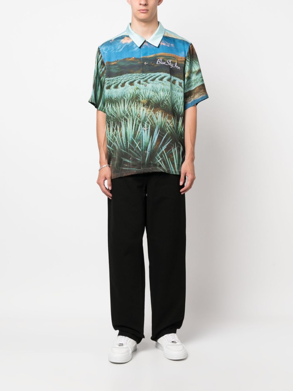 Carhartt Single Knee Straight-leg Trousers In Black