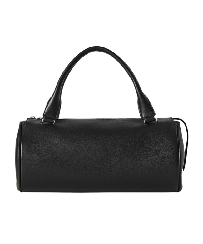 The Row Zip-up Top Handle Bag In Black