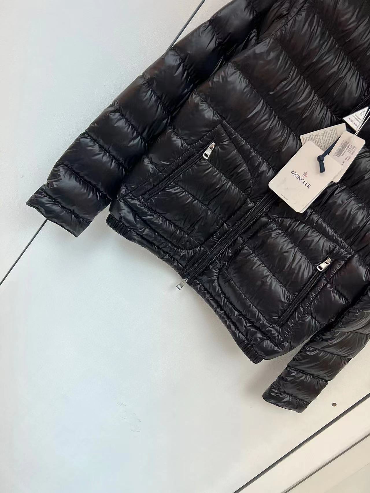 Shop Moncler Acorus Quilted Down Jacket In Black