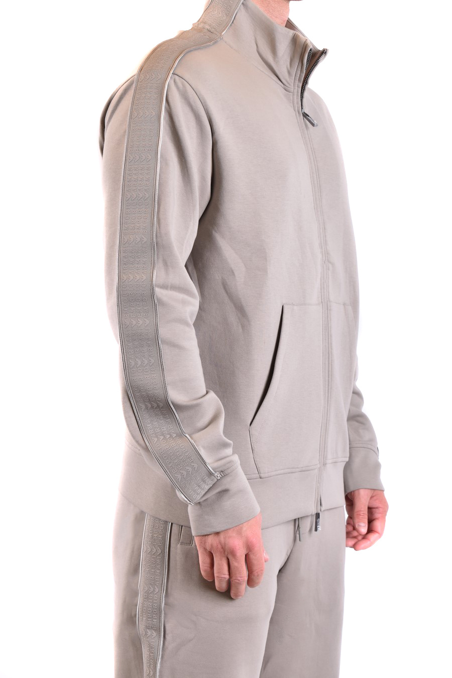 Emporio Armani Men's Blouson Jacket In Nude