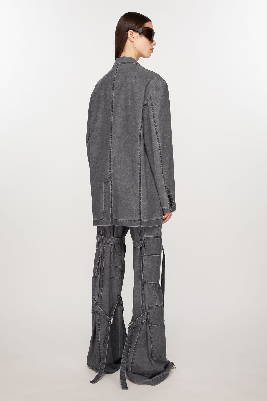 Acne Studios Shoulder Caps. In Gray