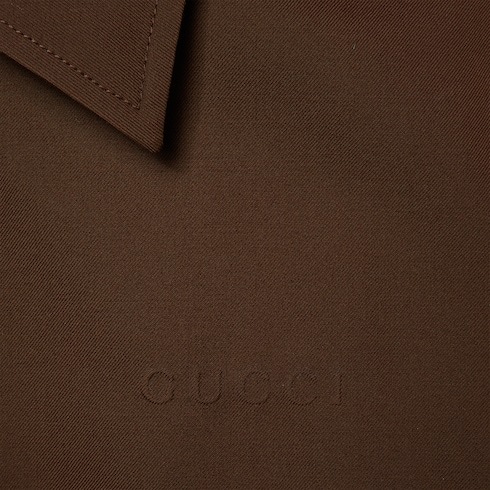 Gucci Wool Bomber-style Jacket In Brown