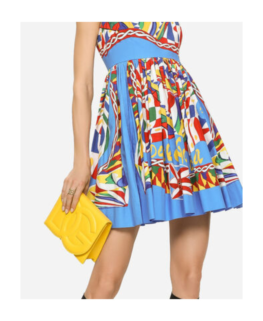 Dolce & Gabbana Dg Logo Crossbody Bag In Yellow
