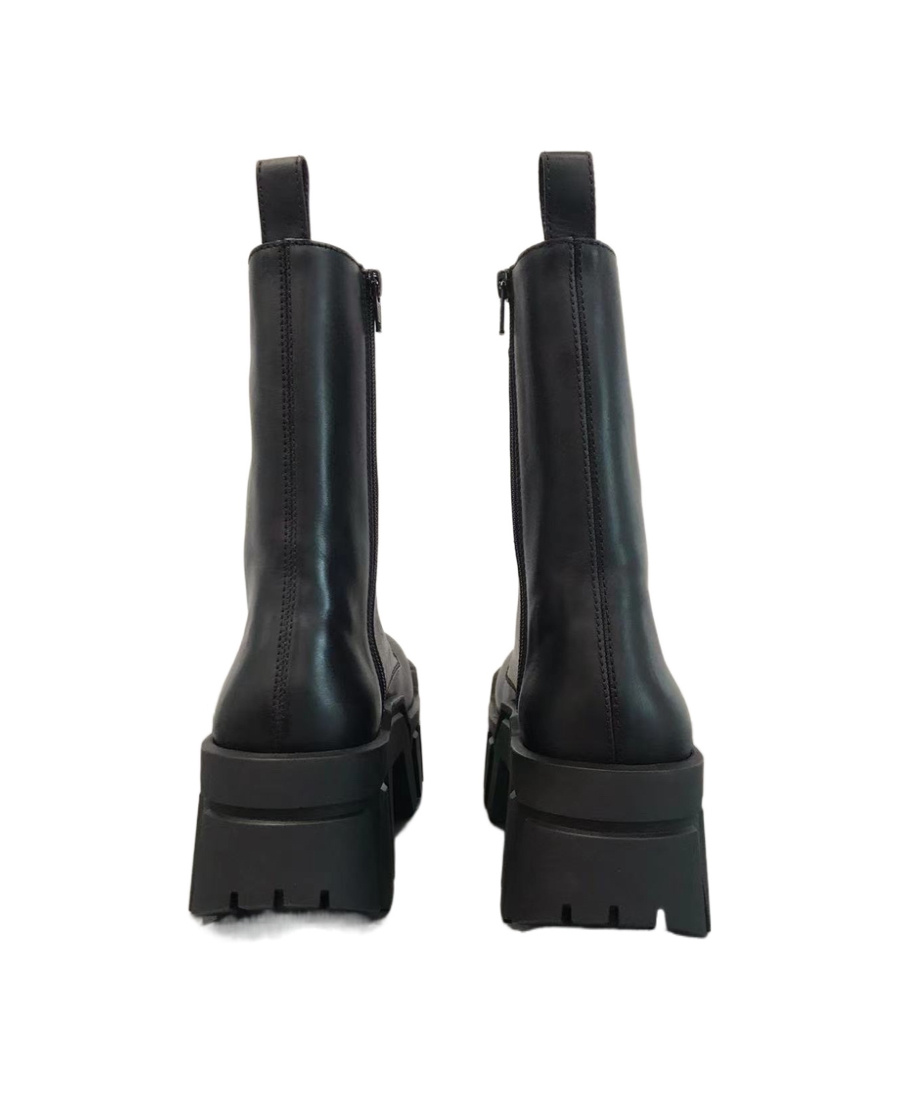 Balenciaga Bulldozer Lace-up Ankle Boots In Black