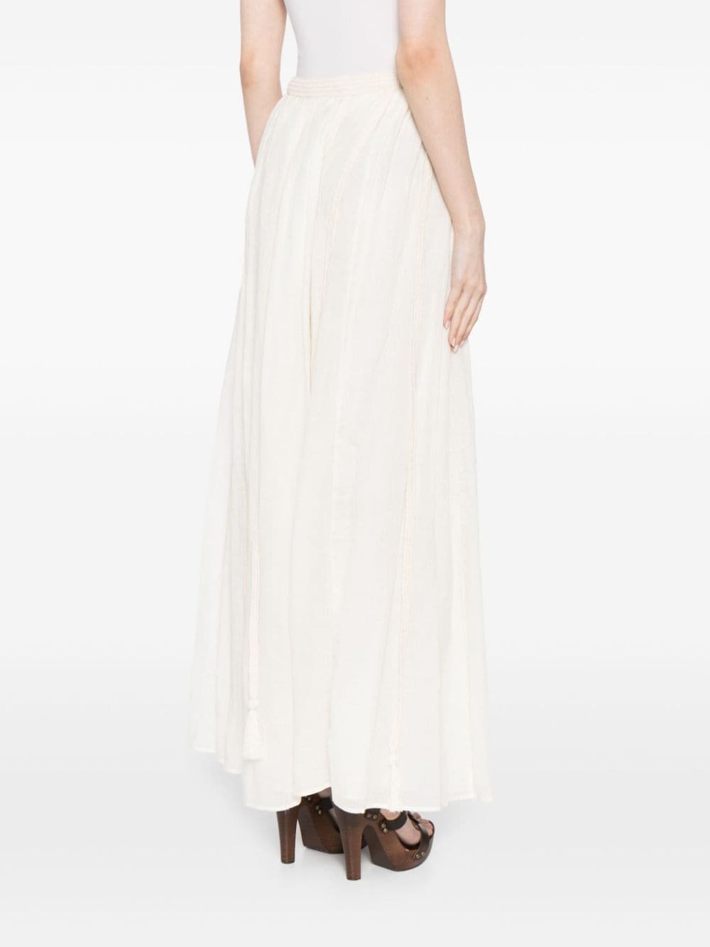 Ulla Johnson Super-long Midi Skirt In Neutral