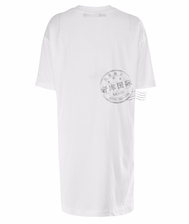 Moschino Printed Dress In White