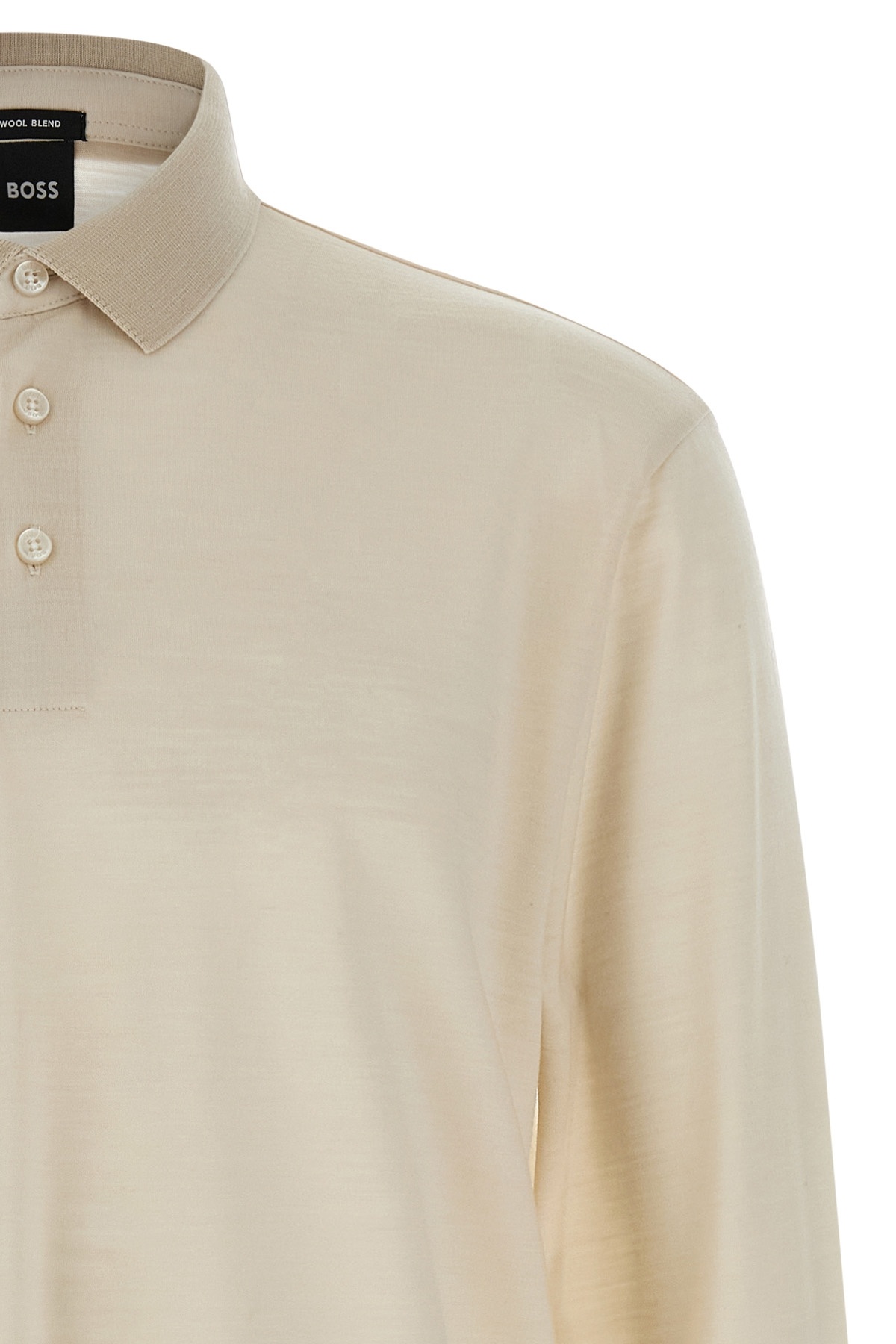 Hugo Boss Beige H-pado 110 Polo Shirt In Neutral