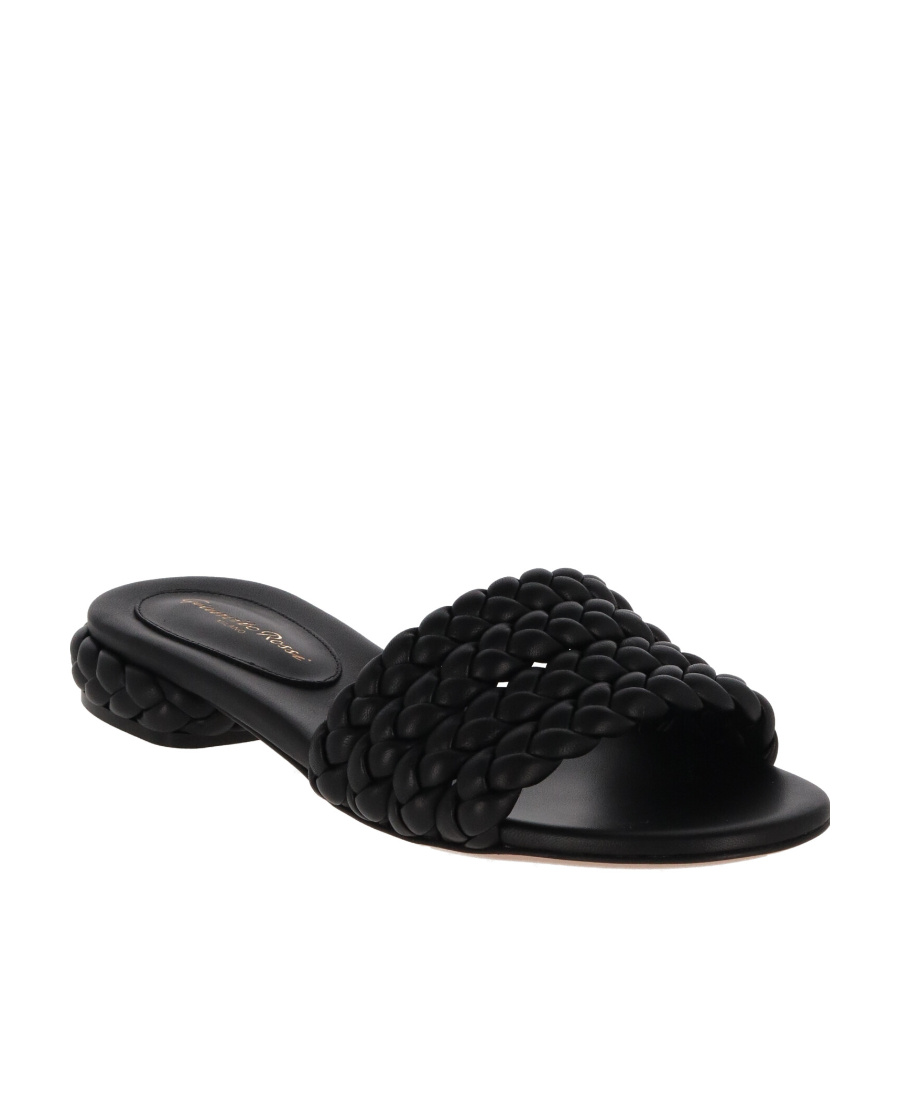 GIANVITO ROSSI GIANVITO ROSSI BRAIDED SLIP-ON SANDALS