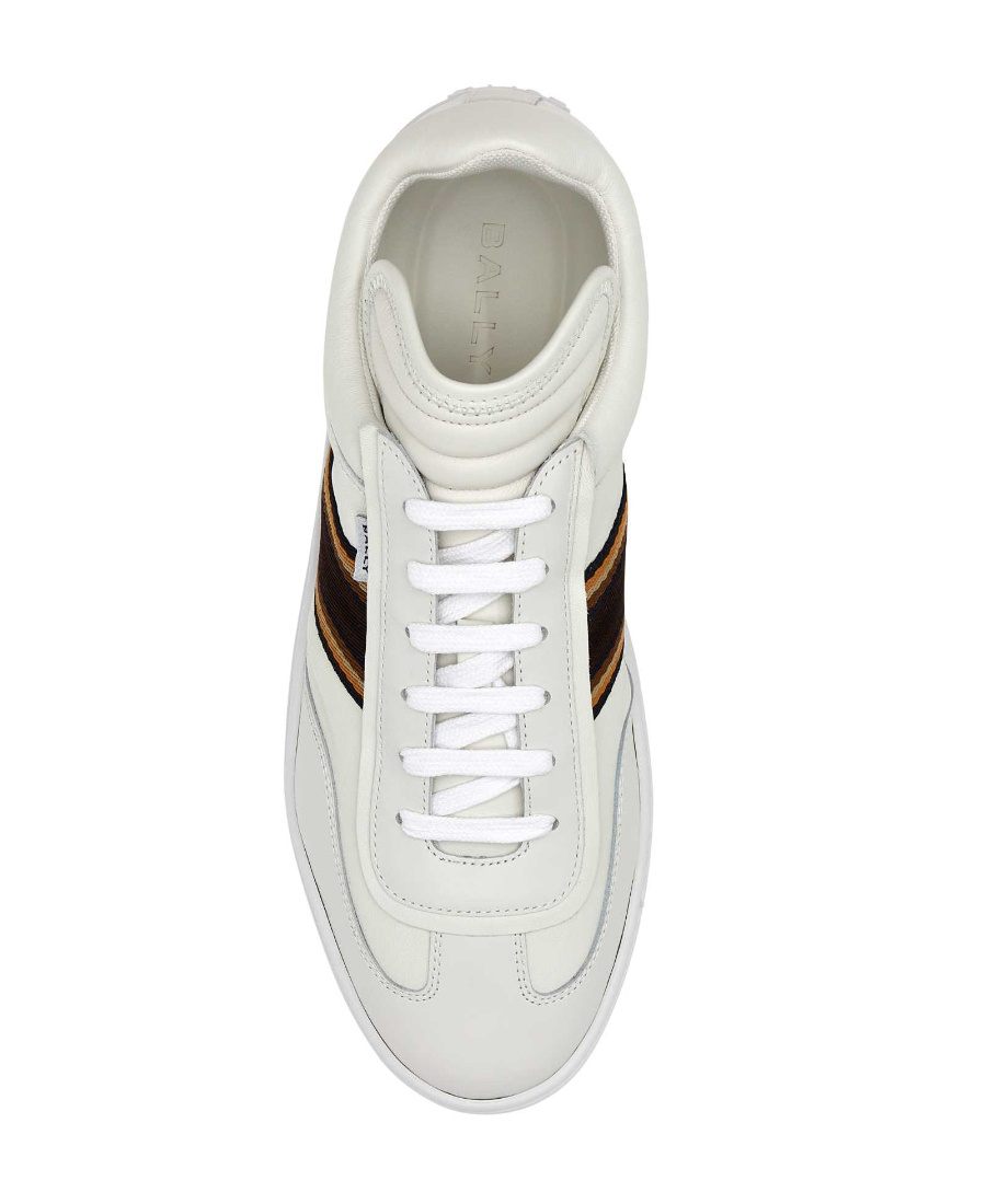 Bally Stripe Detailed Low-top Sneakers In White