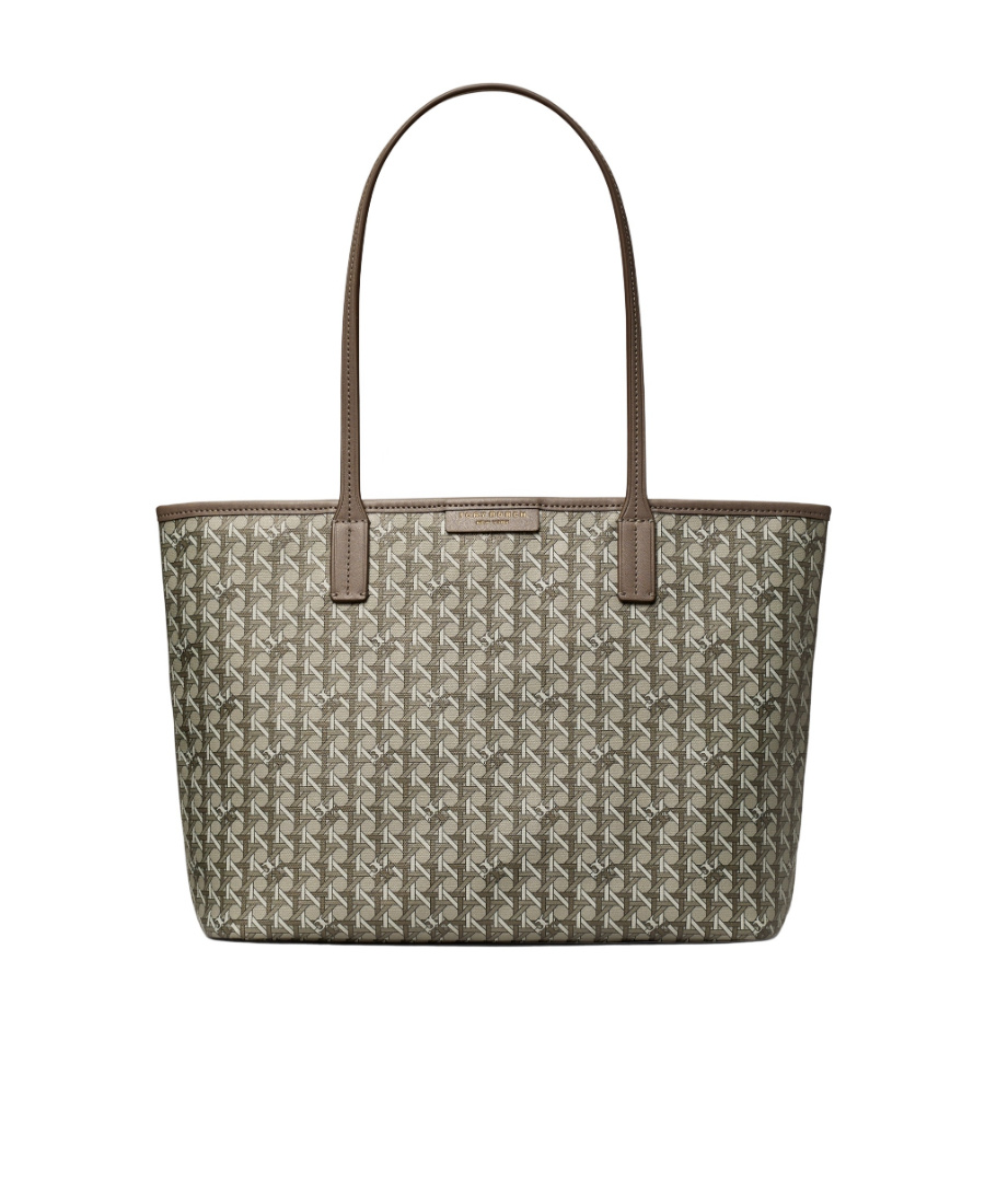 Tory Burch Small Zip Shopping Bag Always Ready In Green