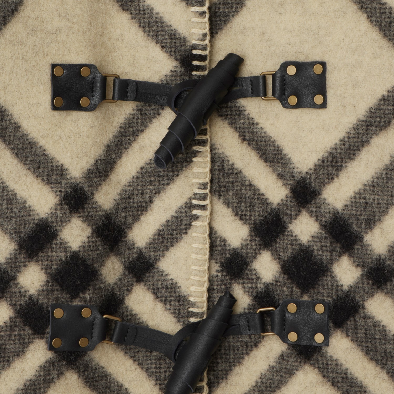 Burberry Checked Vest In Nude