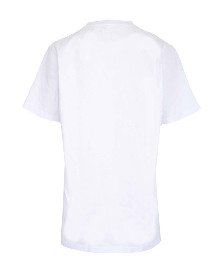 Msgm Logo Short-sleeved T-shirt In White