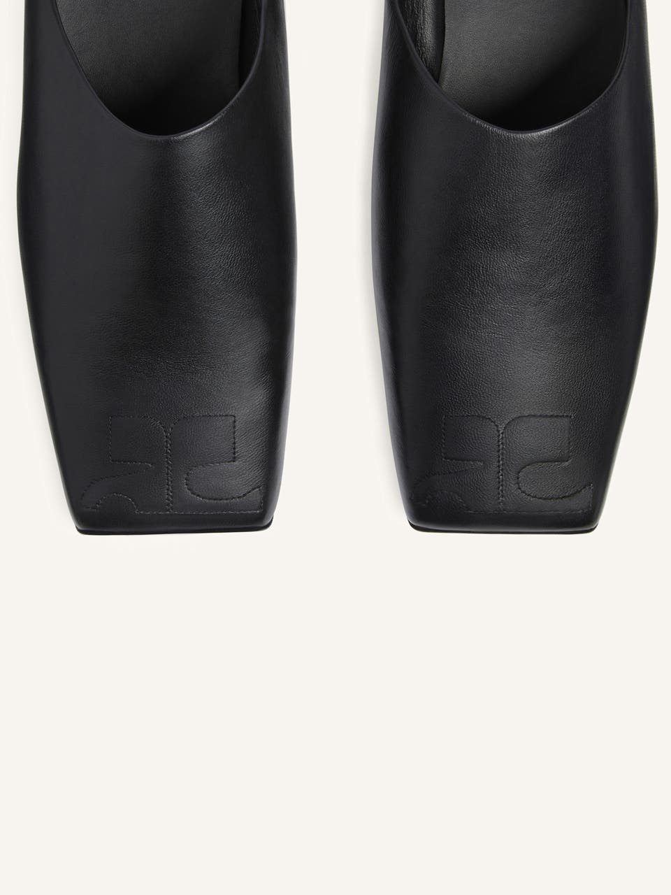 Shop Courrèges Heritage Mules In Black