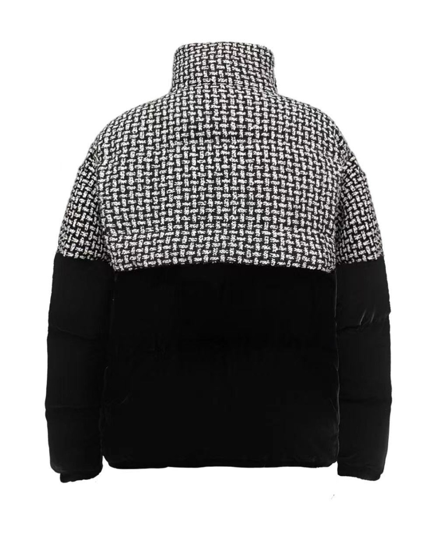 Charlie Luciano Logo Down Jacket In Black