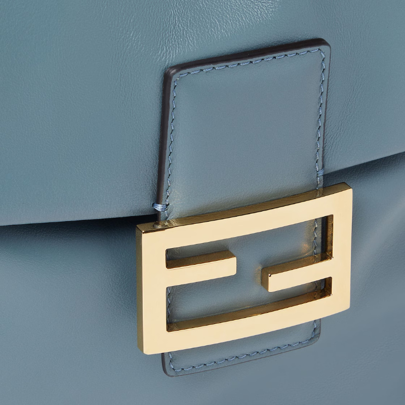 Fendi Mercury Blue Leather Backpack