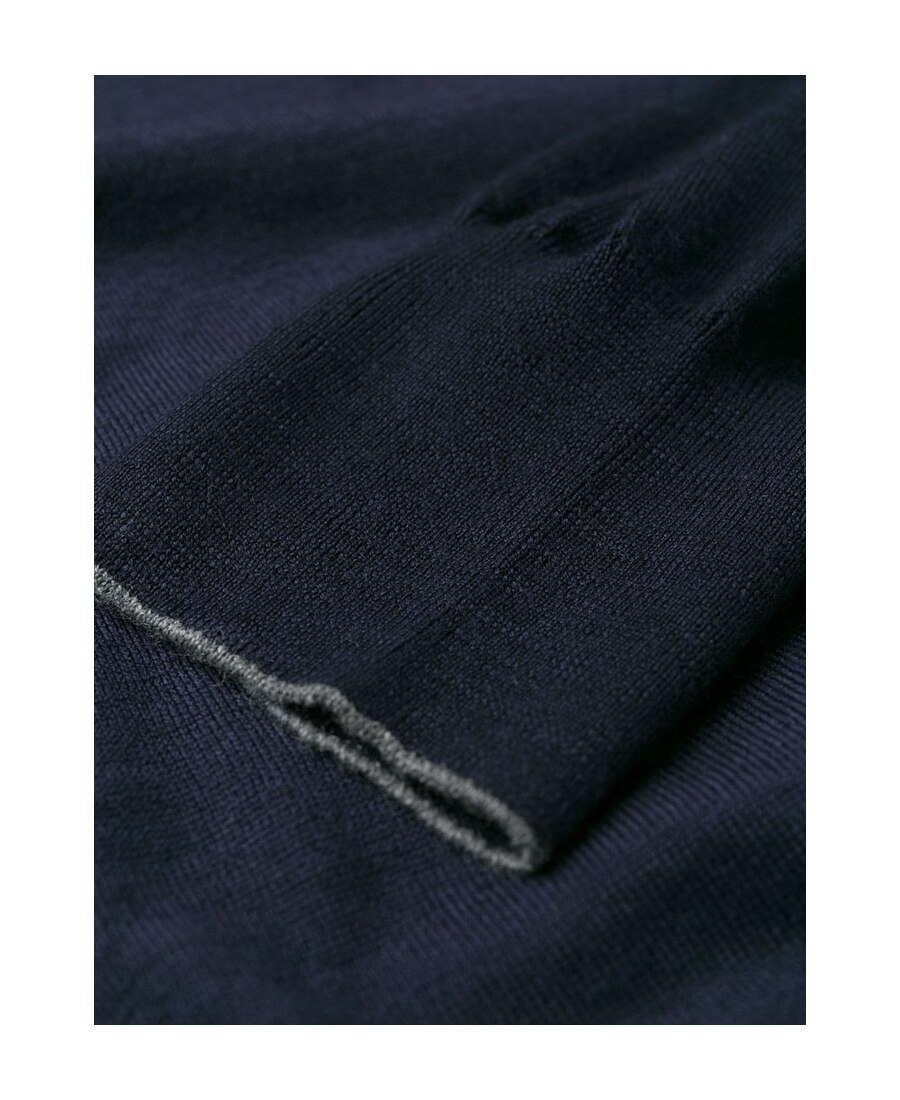 Brunello Cucinelli Knit Turtleneck Sweater Ribbed Cuffs In Black