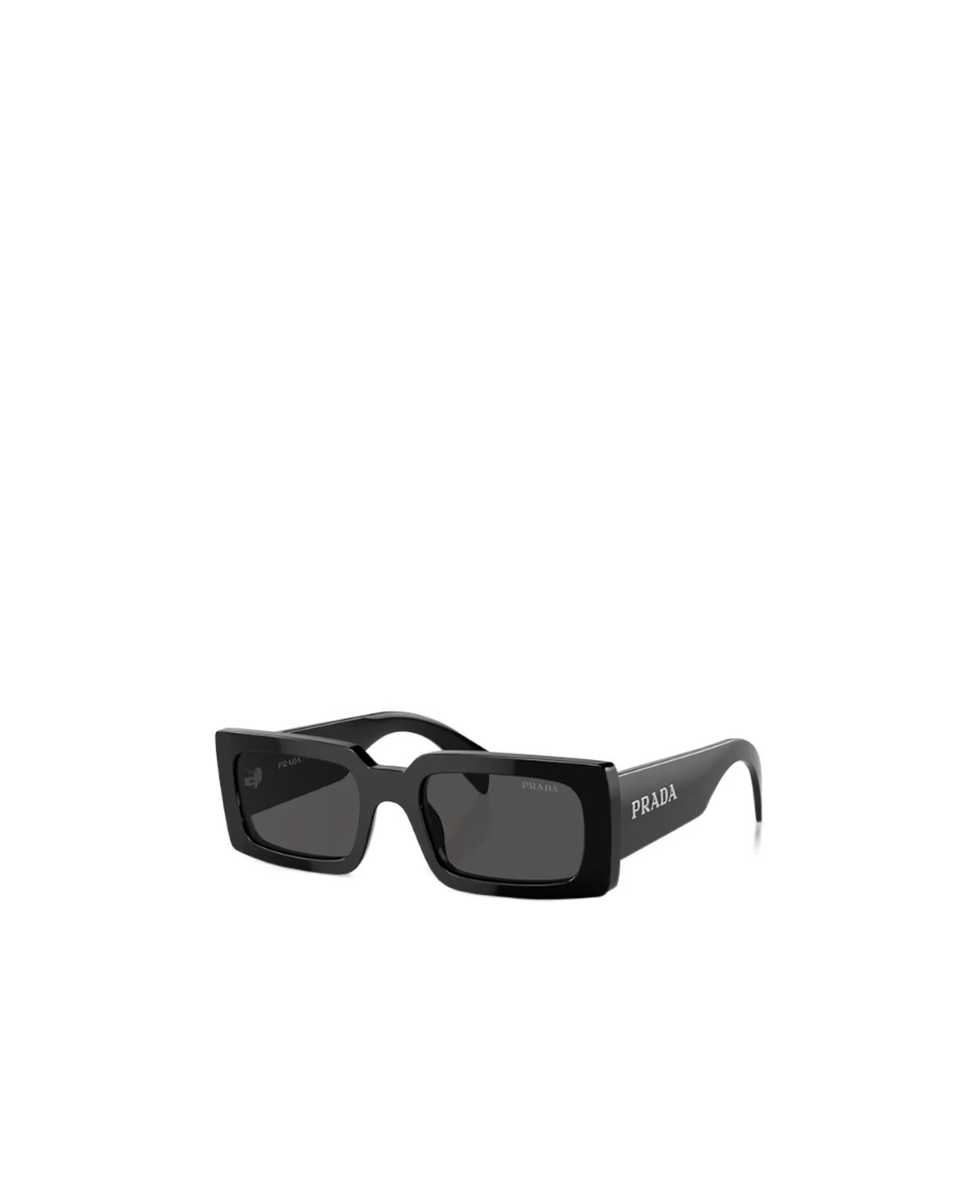 Prada Eyewear Rectangular Frame Sunglasses In Black