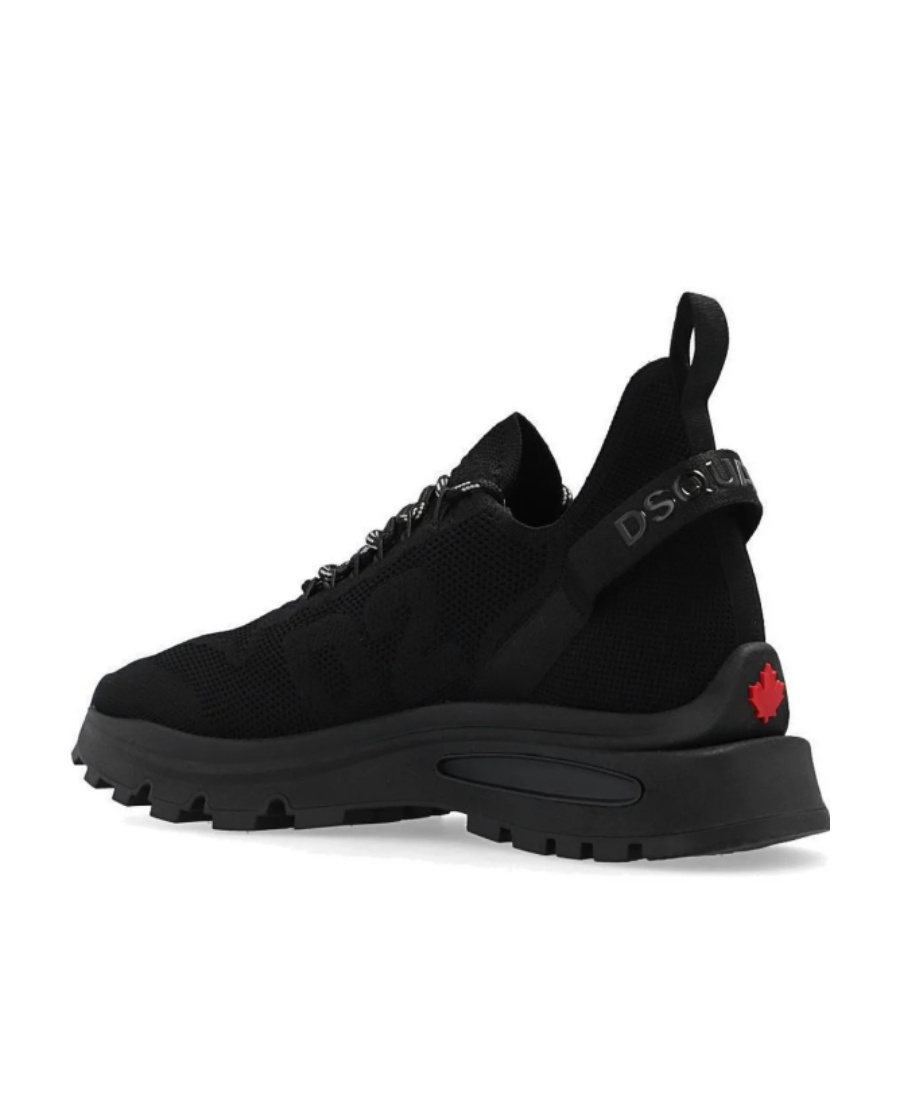Dsquared2 Harren Logo-jacquard Sneakers In Black