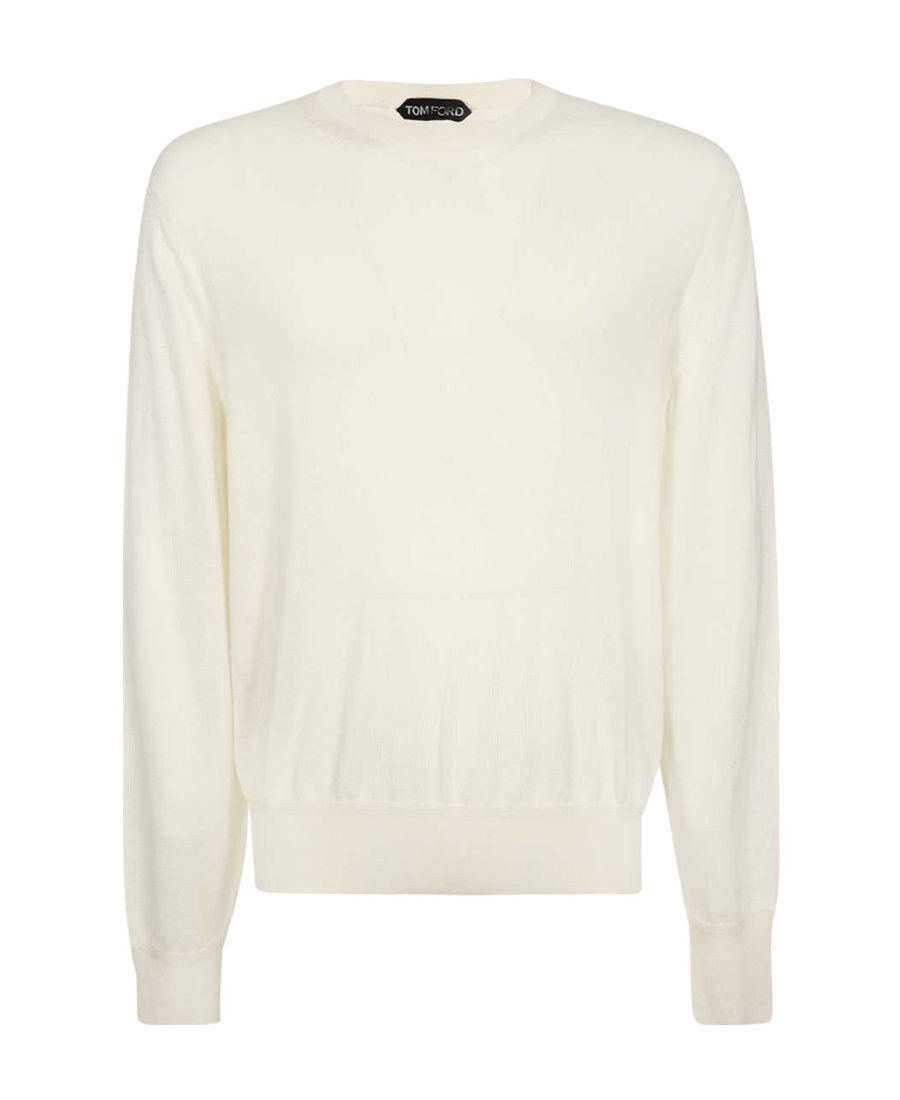 Tom Ford Round Neck Long-sleeved Sweater In Neutral