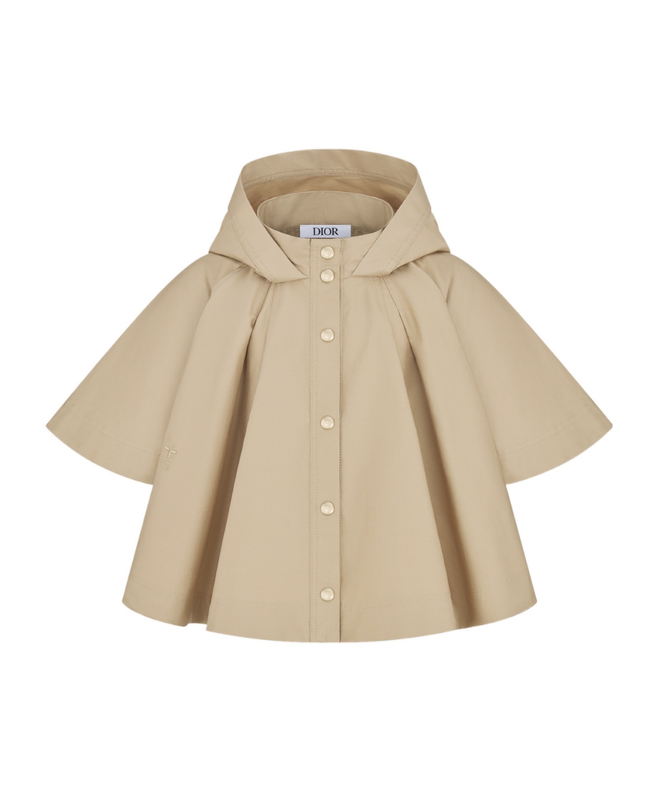 DIOR KIDS' HOODED CAPE