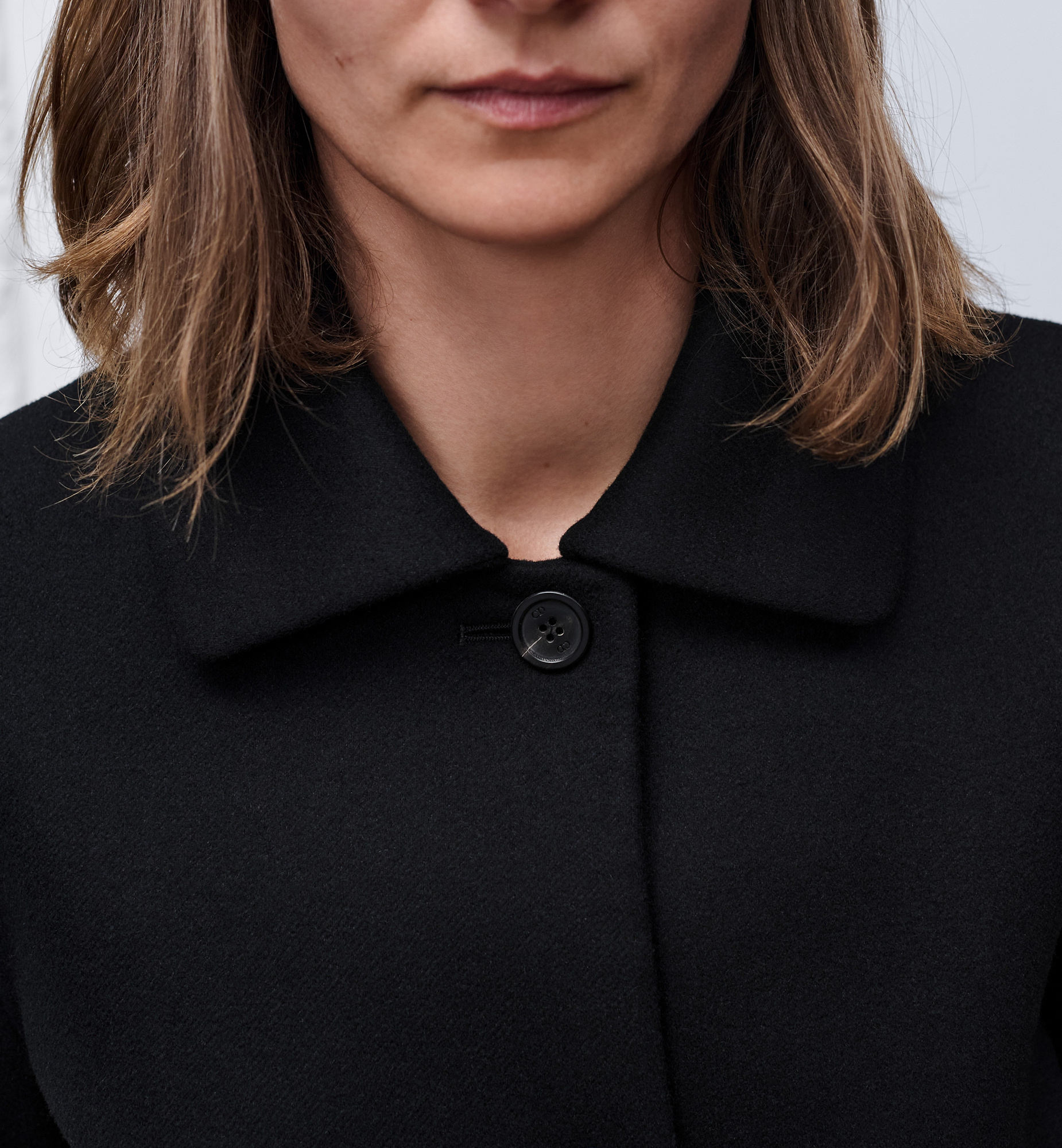 Dior Coat With Belt In Black